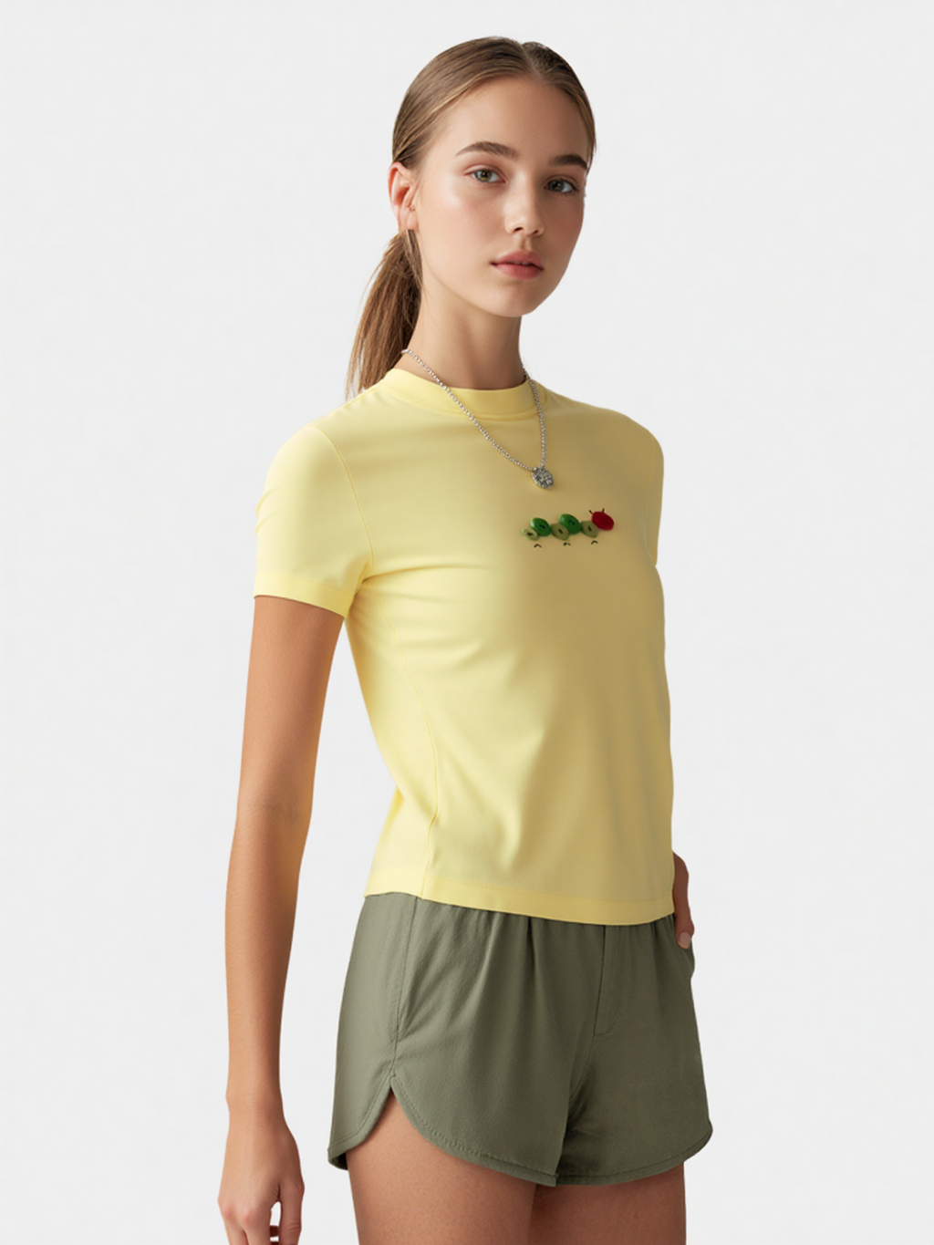 Cute Button Tee