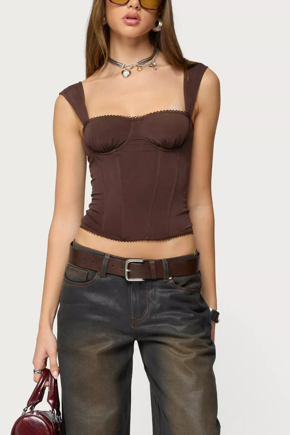 Cocoa Muse Corset Top