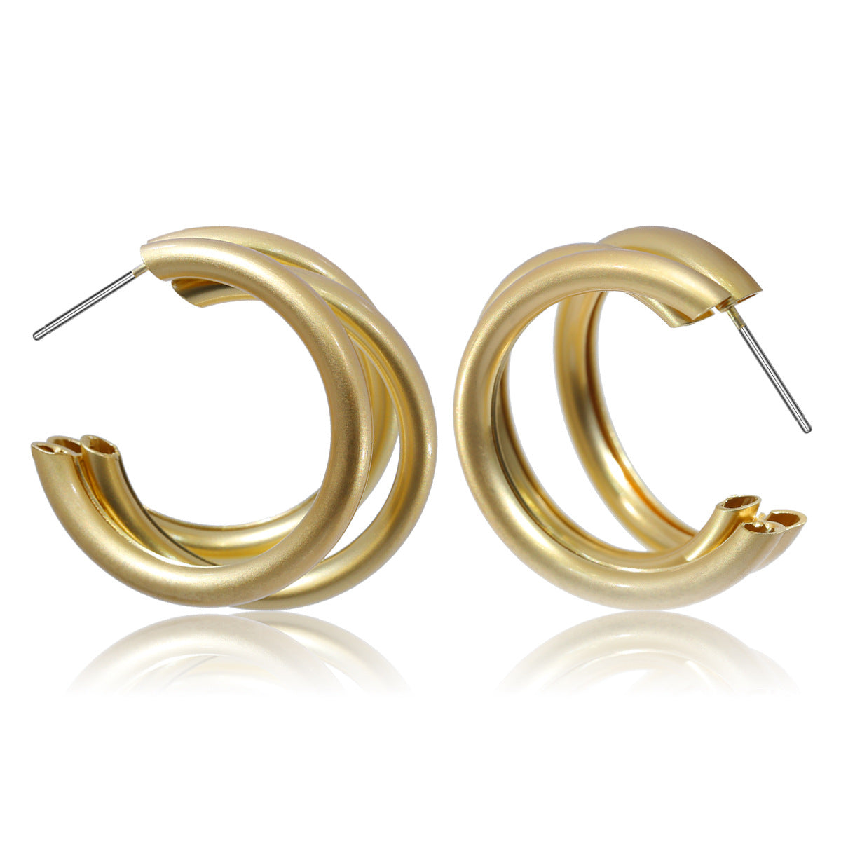 Virella Hollow Circle Earrings