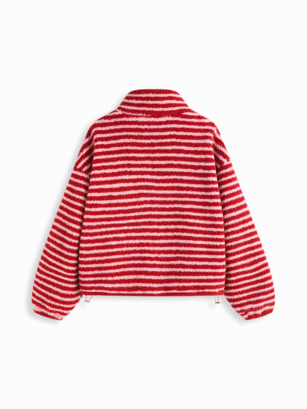 Two-Tone Sherpa Fleece Pullover