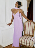Violet Beaded Reverie Maxi Dress