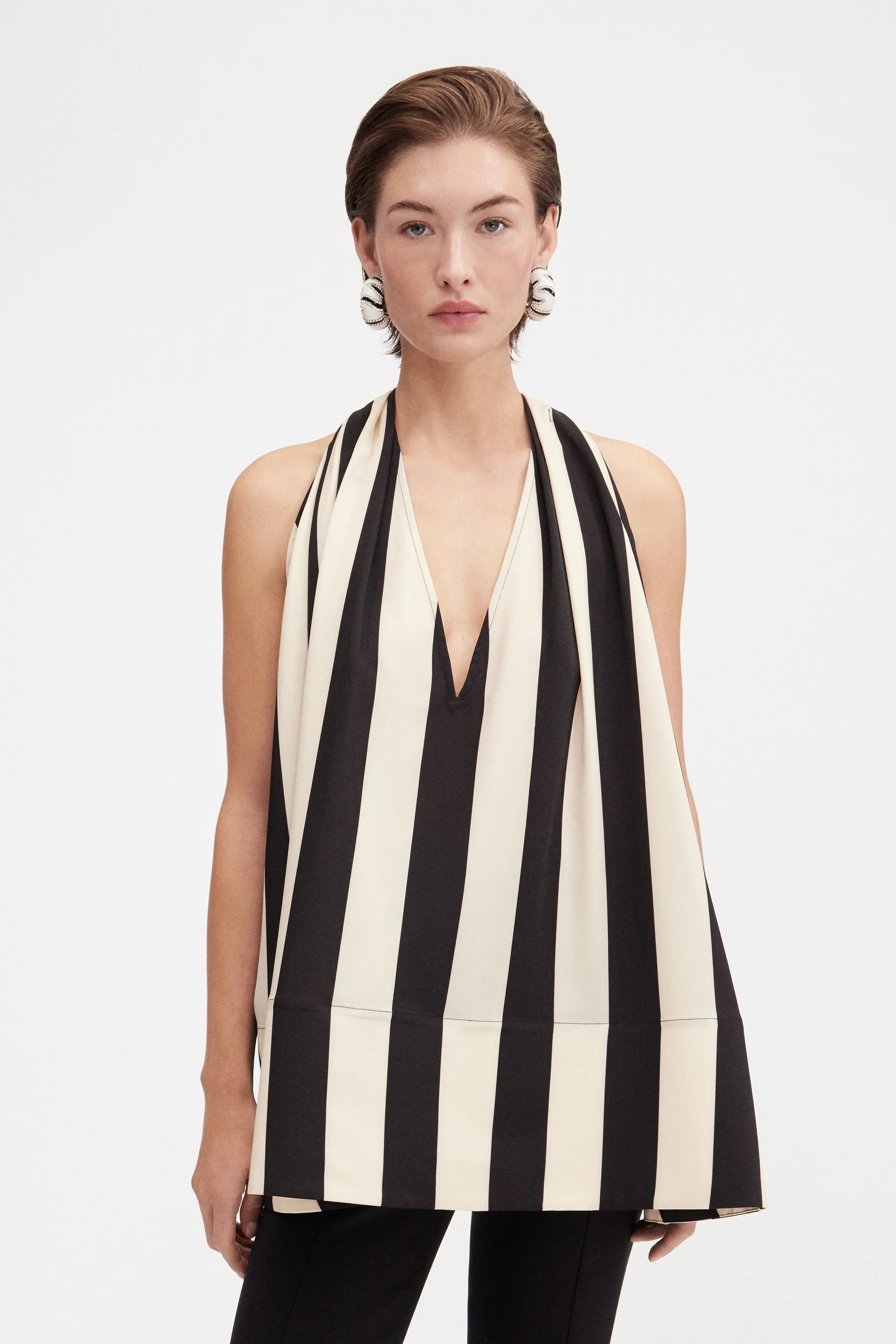 Striped Trapeze Top