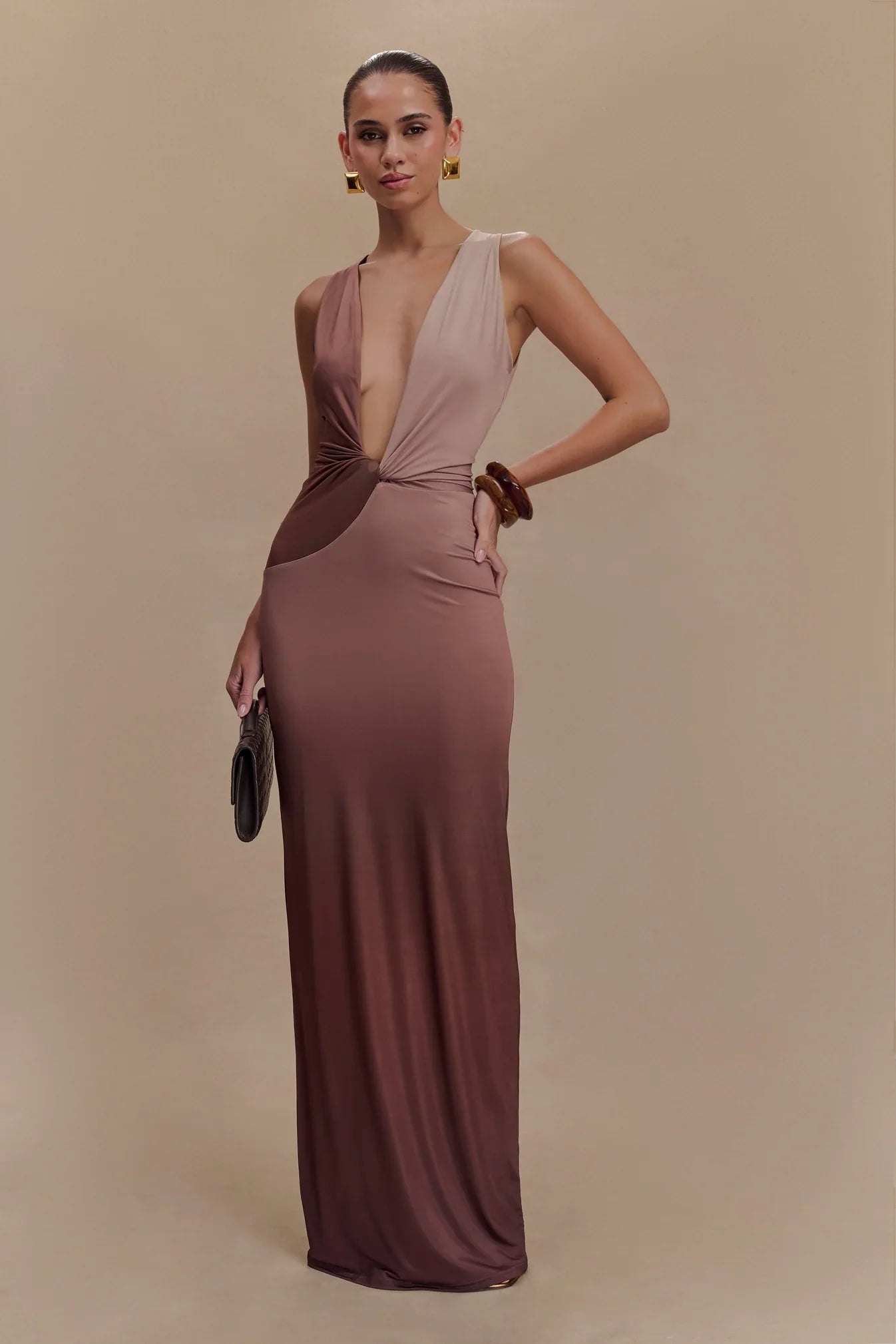 Amber Gradient Desire Maxi Dress