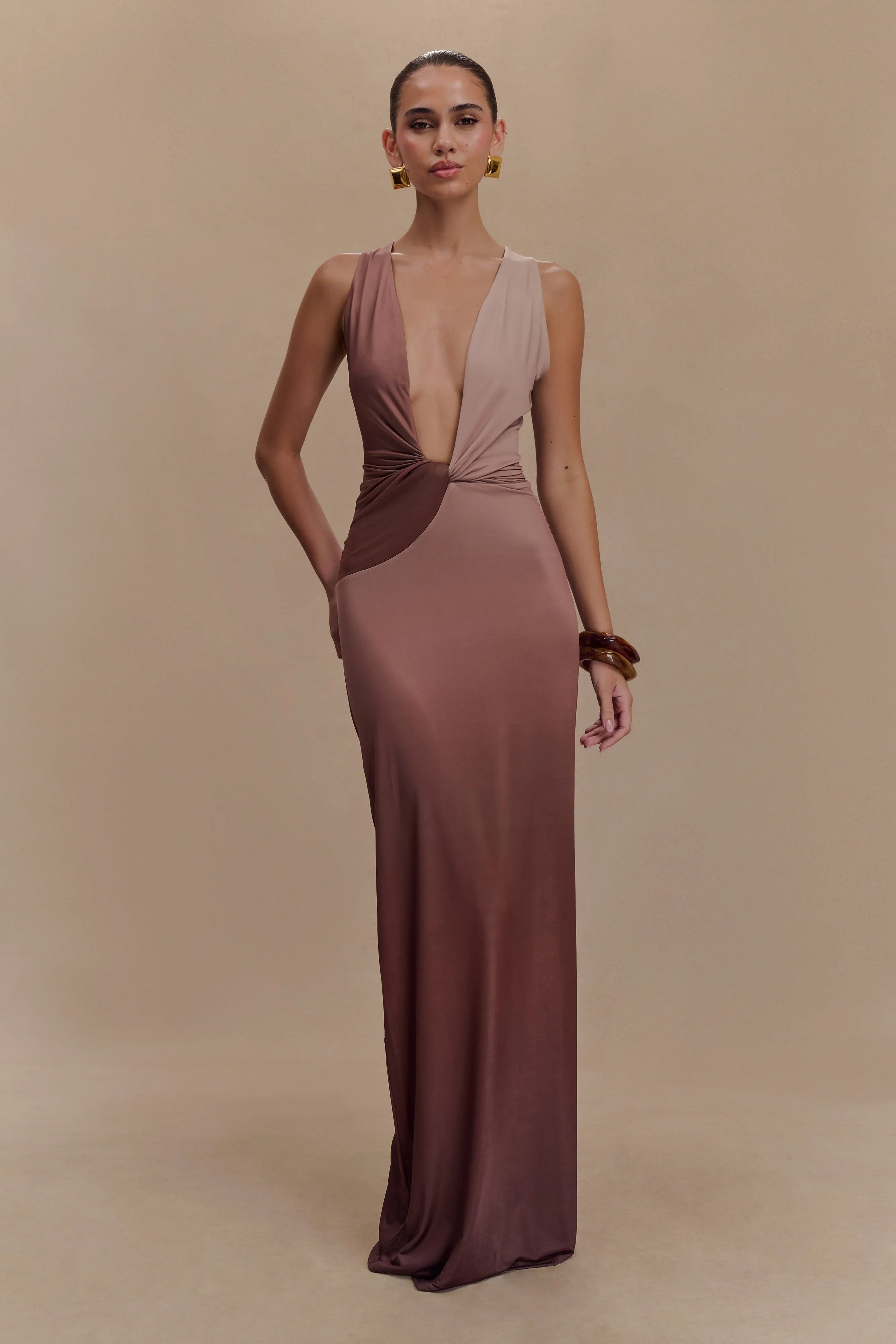 Amber Gradient Desire Maxi Dress