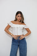 Wild Garden Off-Shoulder Corset