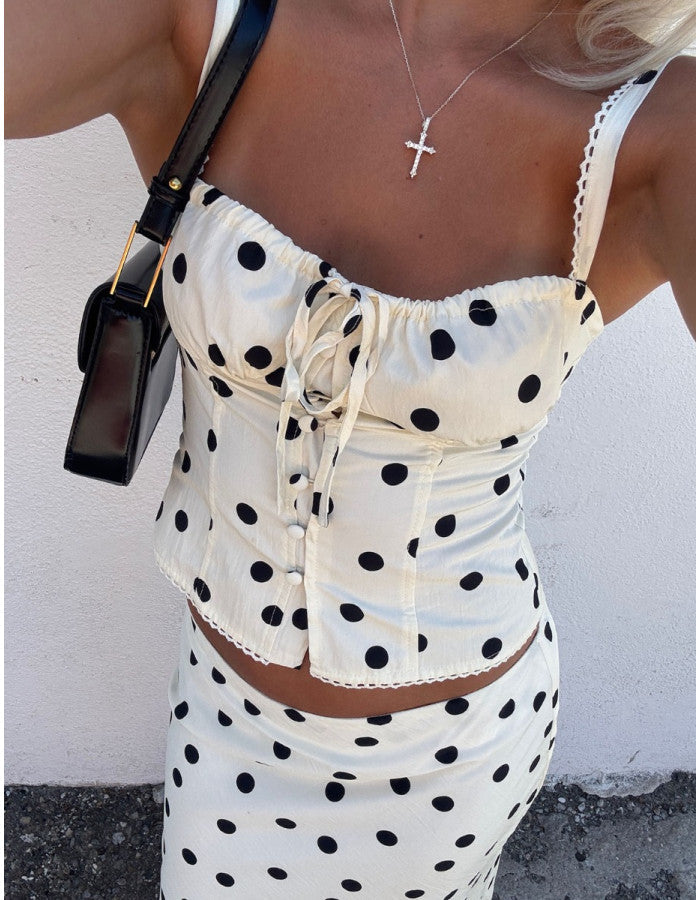 Vintage Muse Polka Dot Cami