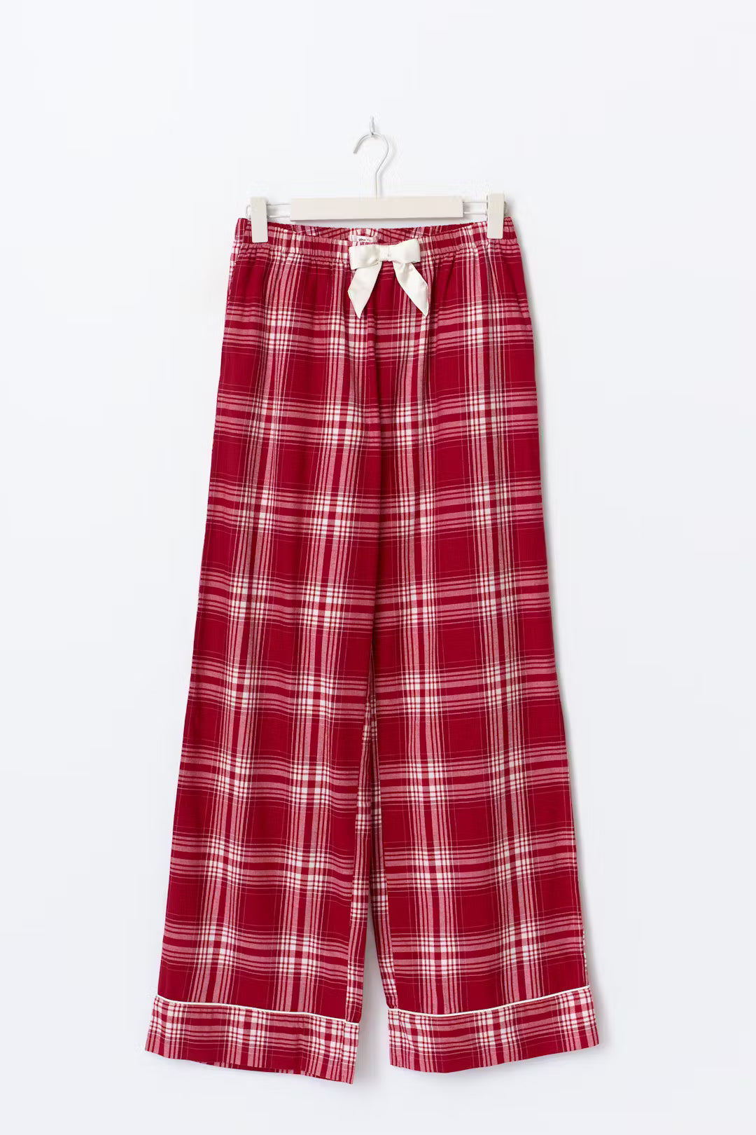 Christmas Plaid Flannel Pajama Set