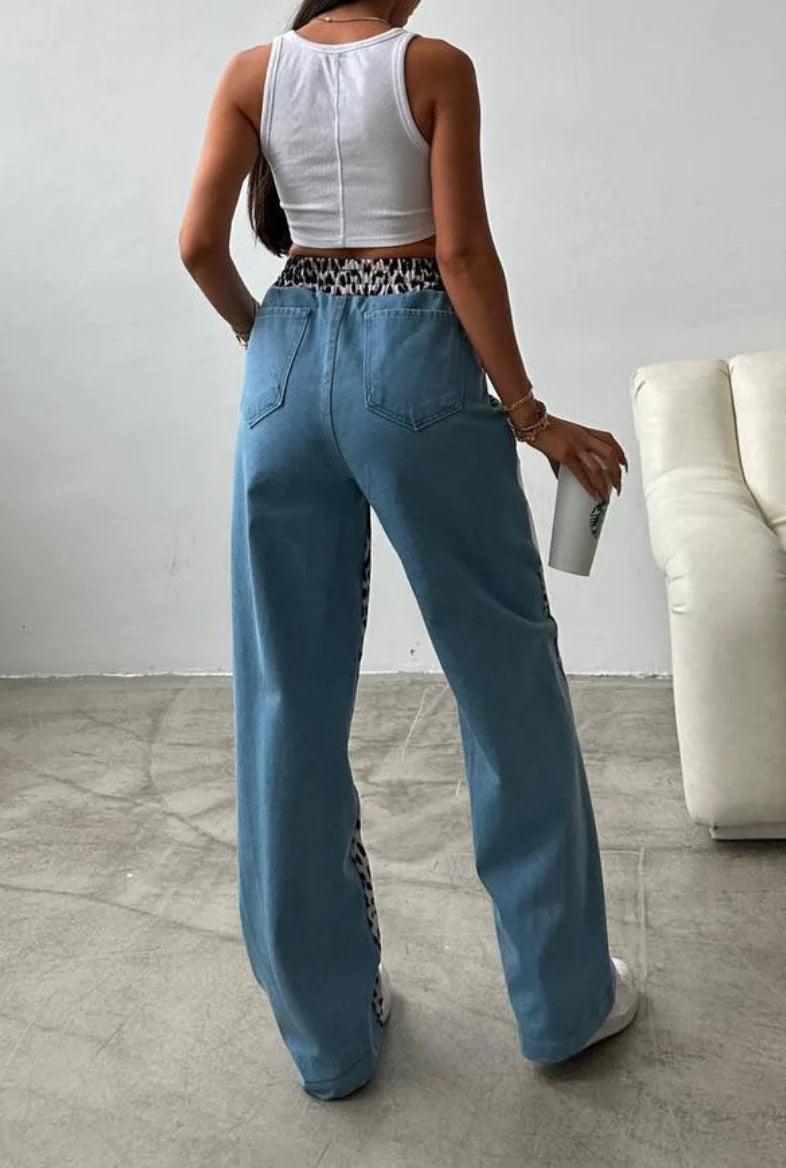 Leopard Denim Pants – Wild Western Edge