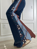 Patchwork Harmony Flare Jeans