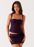 Orchid Kiss Bustier Top