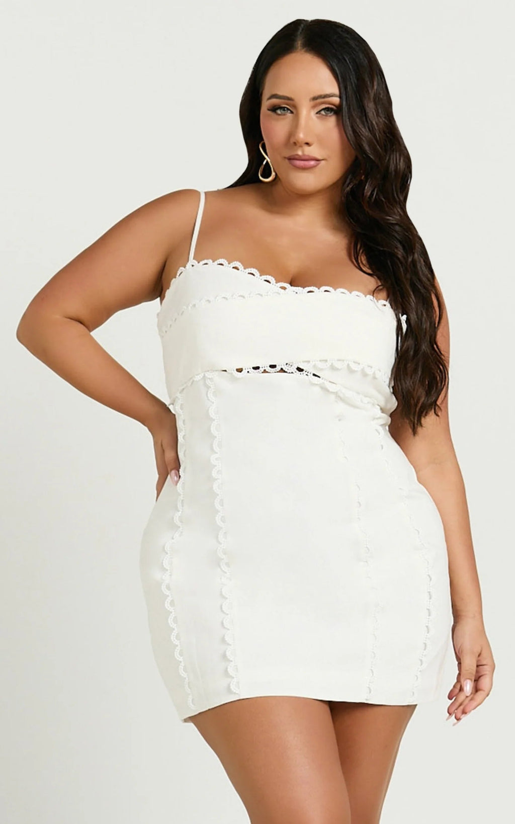 Ivory Halo Mini Dress