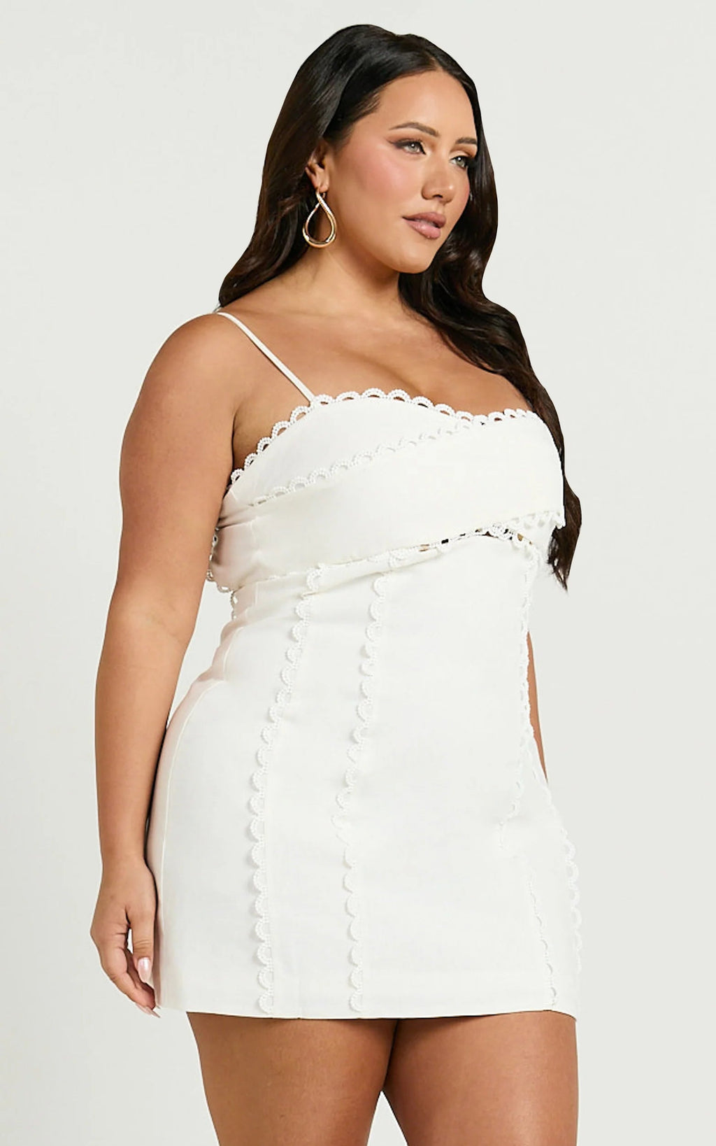 Ivory Halo Mini Dress