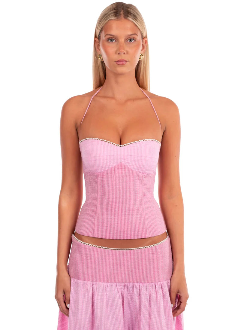 Rosé Stripe Set