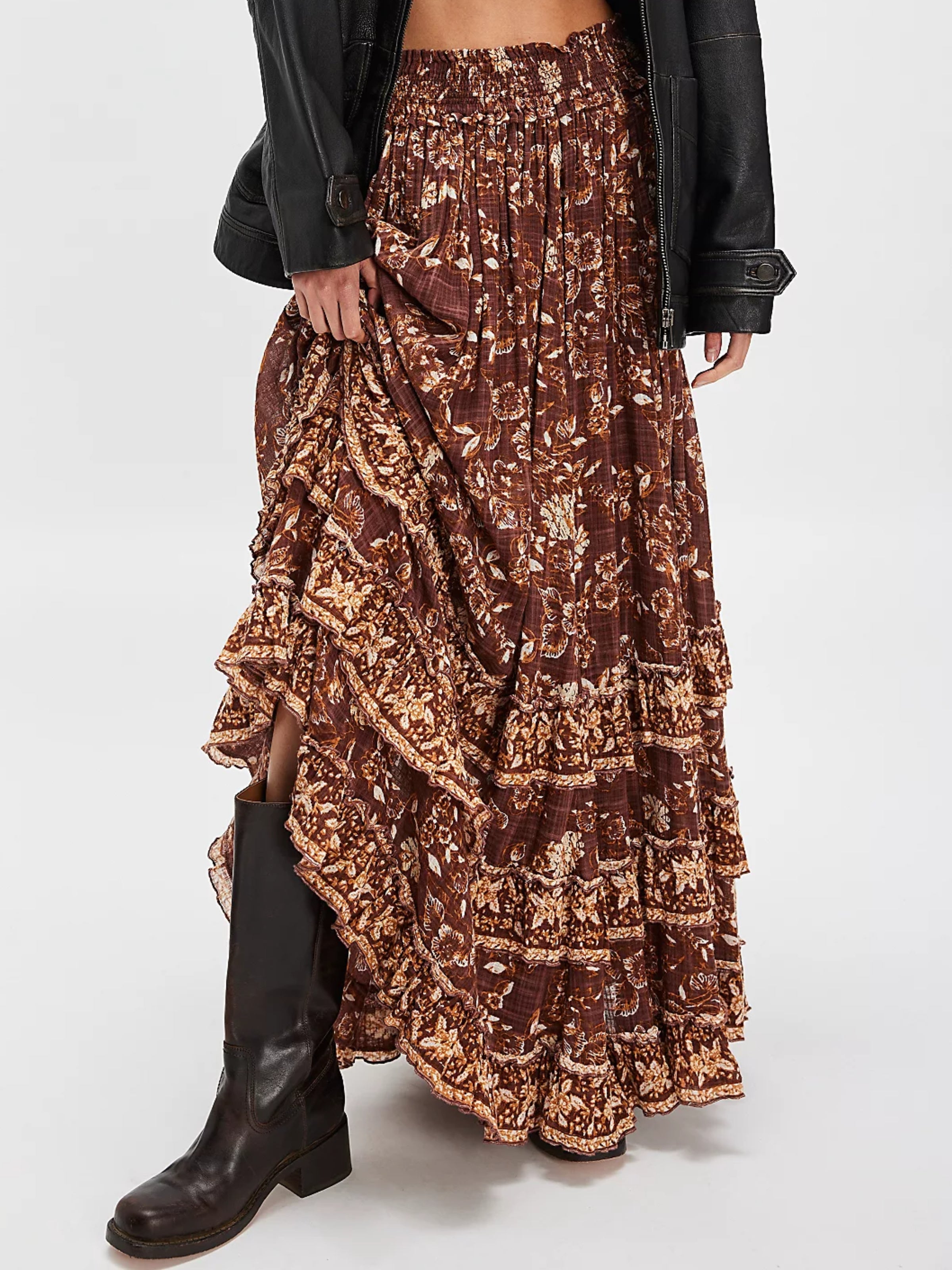 Must-Have Flora Boho Maxi Skirt