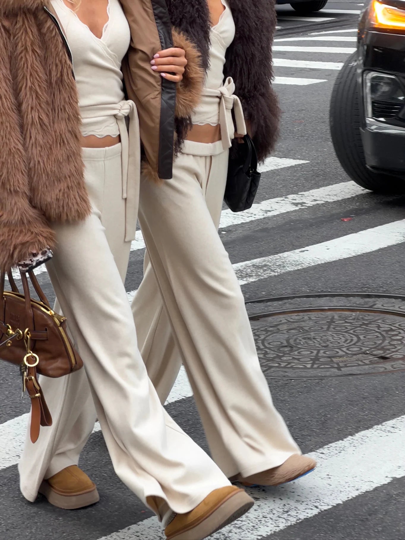 Vanilla Iced Flow Wide-Leg Pants