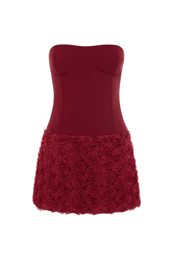 Ruby Bloom Corset Mini Dress