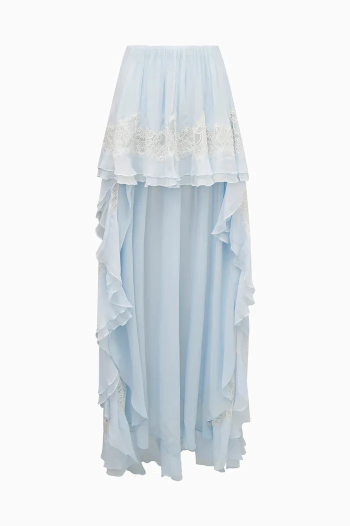 Skyfall Lace High-Low Skirt