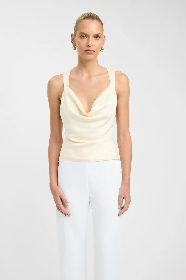Oat Crossback Crop Top
