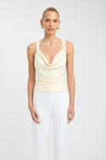 Oat Crossback Crop Top