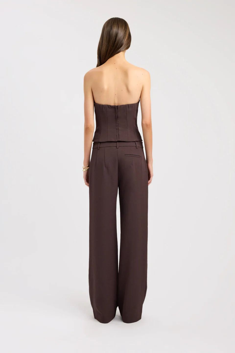 Cocoa Muse Strapless Top
