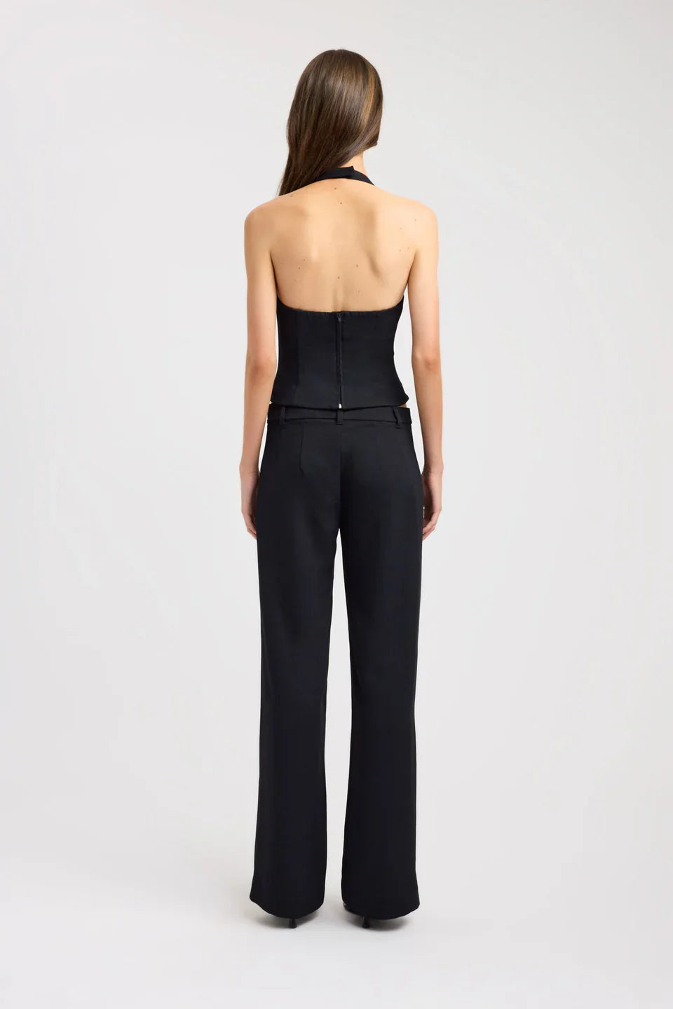 Noir Contour Halter Top