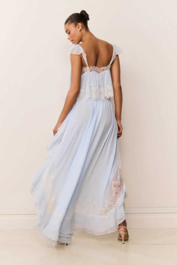 Skyfall Lace High-Low Skirt