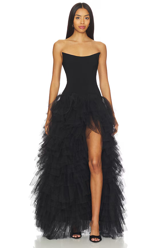 Velvet Night Tulle Gown