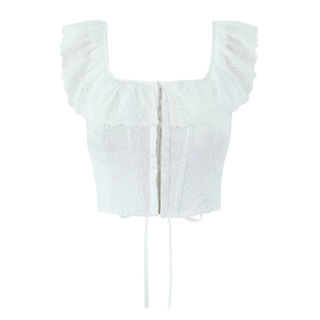 Wild Garden Off-Shoulder Corset
