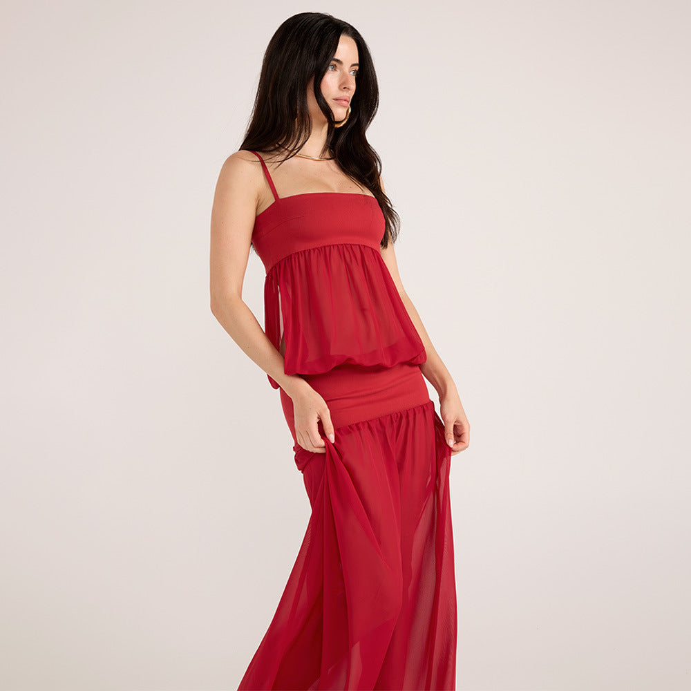 Crimson Escape Gown