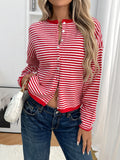 Striped Knit Cardigan