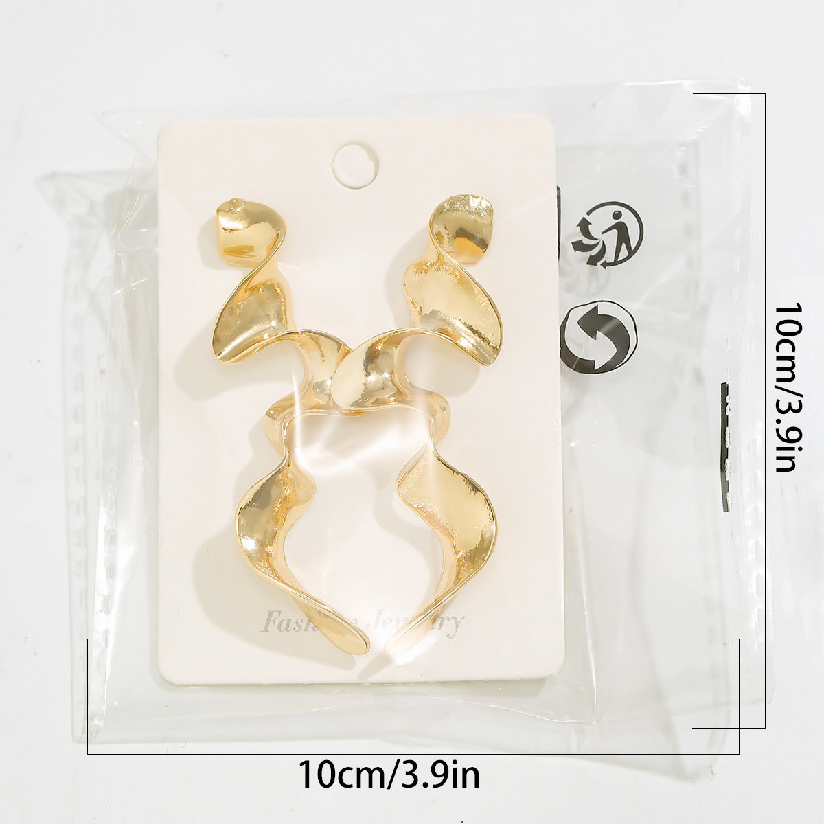 Auréa Liquid Form Studs Earrings