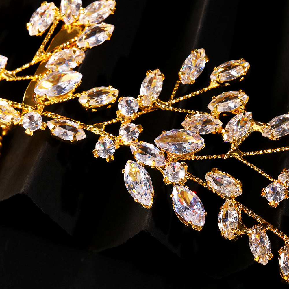 Rhinestone Back Chain – Elegant Dress Jewelry