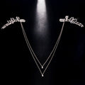 Rhinestone Back Chain – Elegant Dress Jewelry
