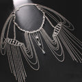 Rhinestone Tassel Shoulder Chain – Glam Dress Accessory