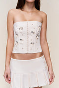 Moonlit Crystal Corset Top