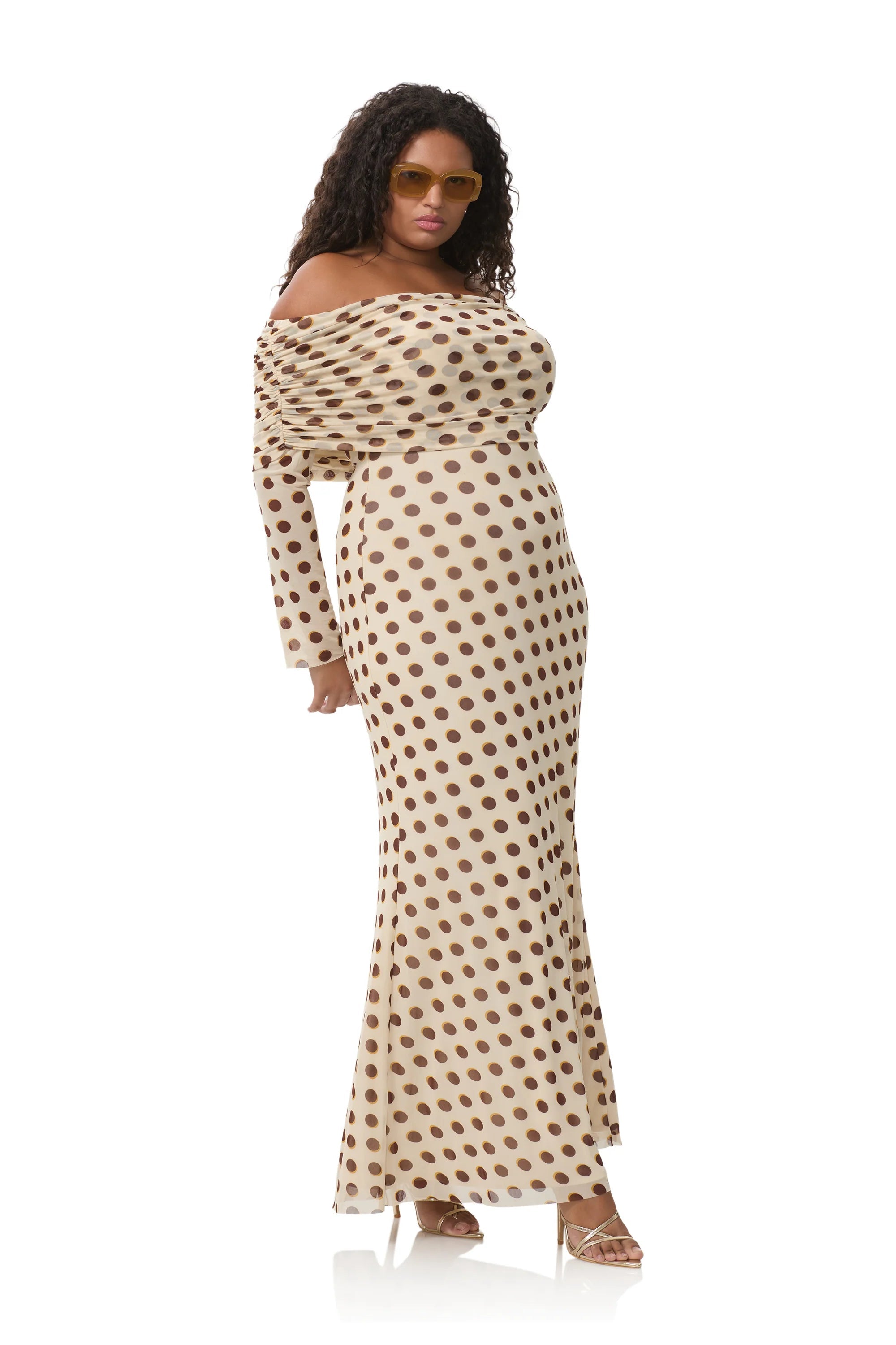 Polka-Dot Midnight Muse Dress