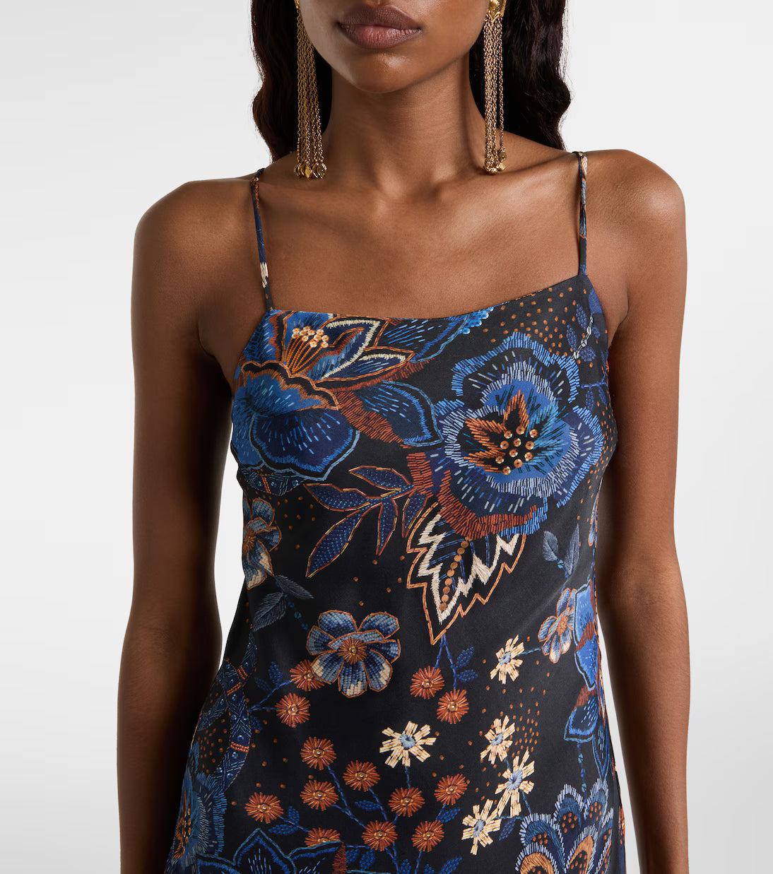 Twilight Garden Slip Gown