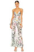 Botanical Dream Sheer Gown