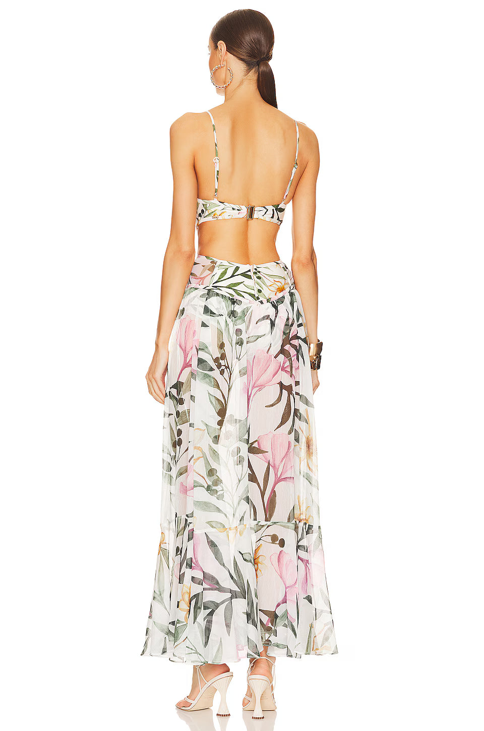 Botanical Dream Sheer Gown