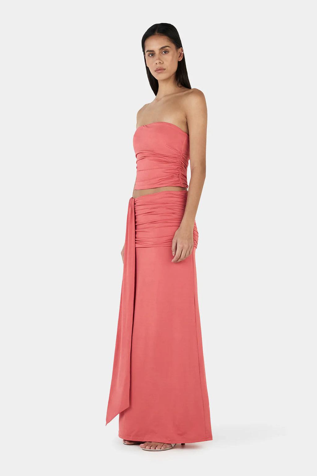 Watermelon Kiss Wrap Crop Top