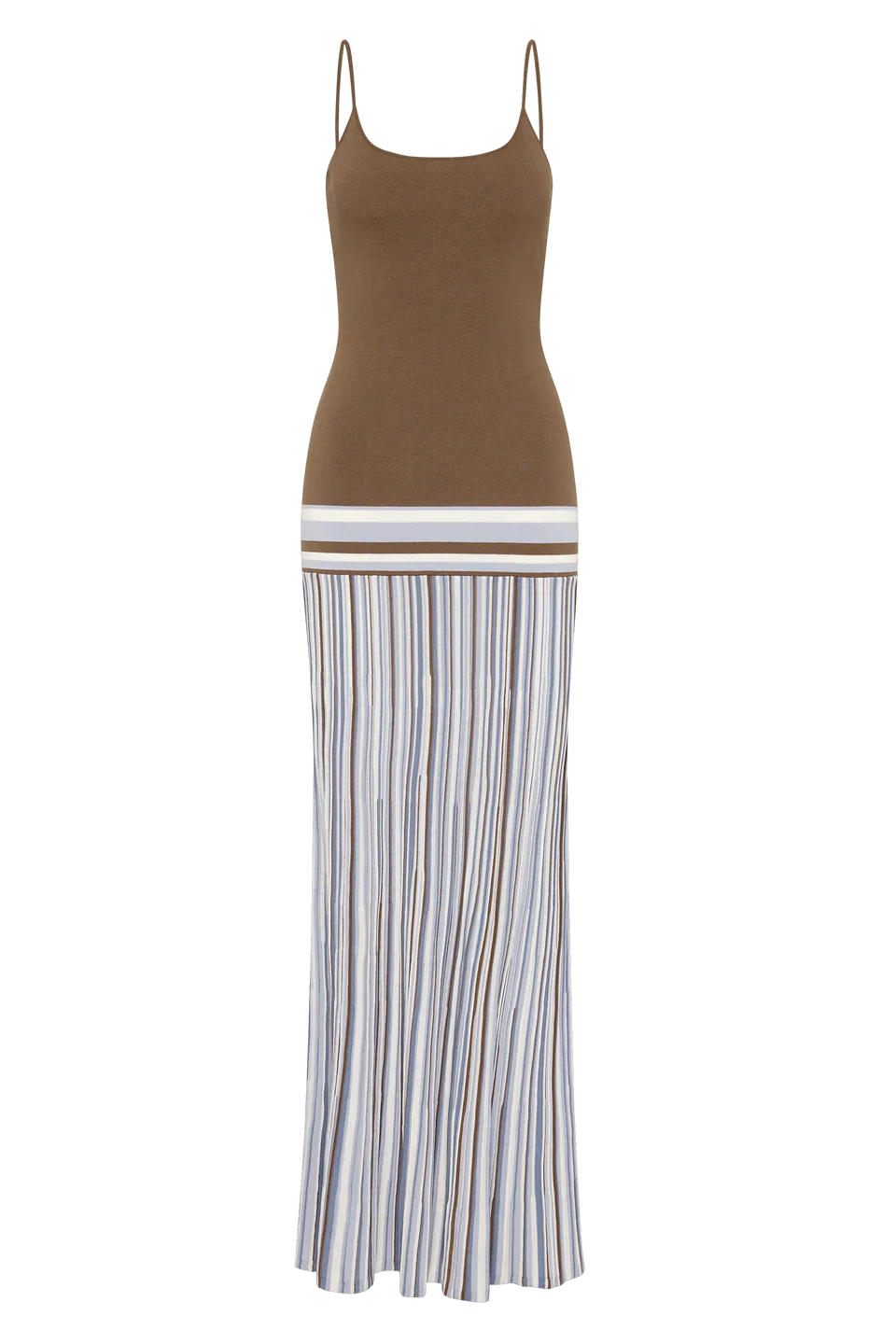 Amber Tide Colorblock Maxi Dress