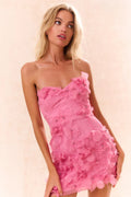 Pink Blossom Spark Mini Dress