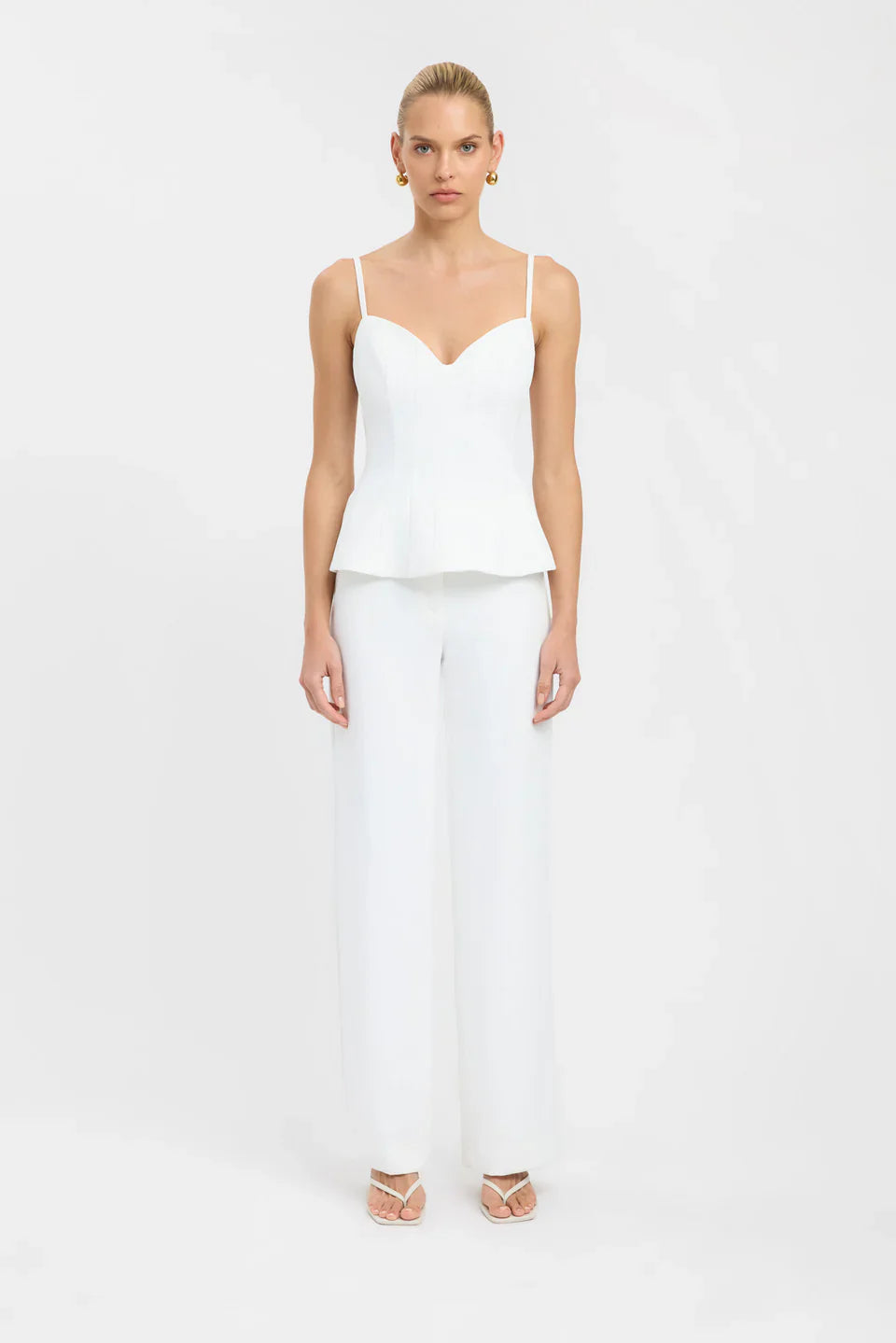 Ivory Softflare Cami Top