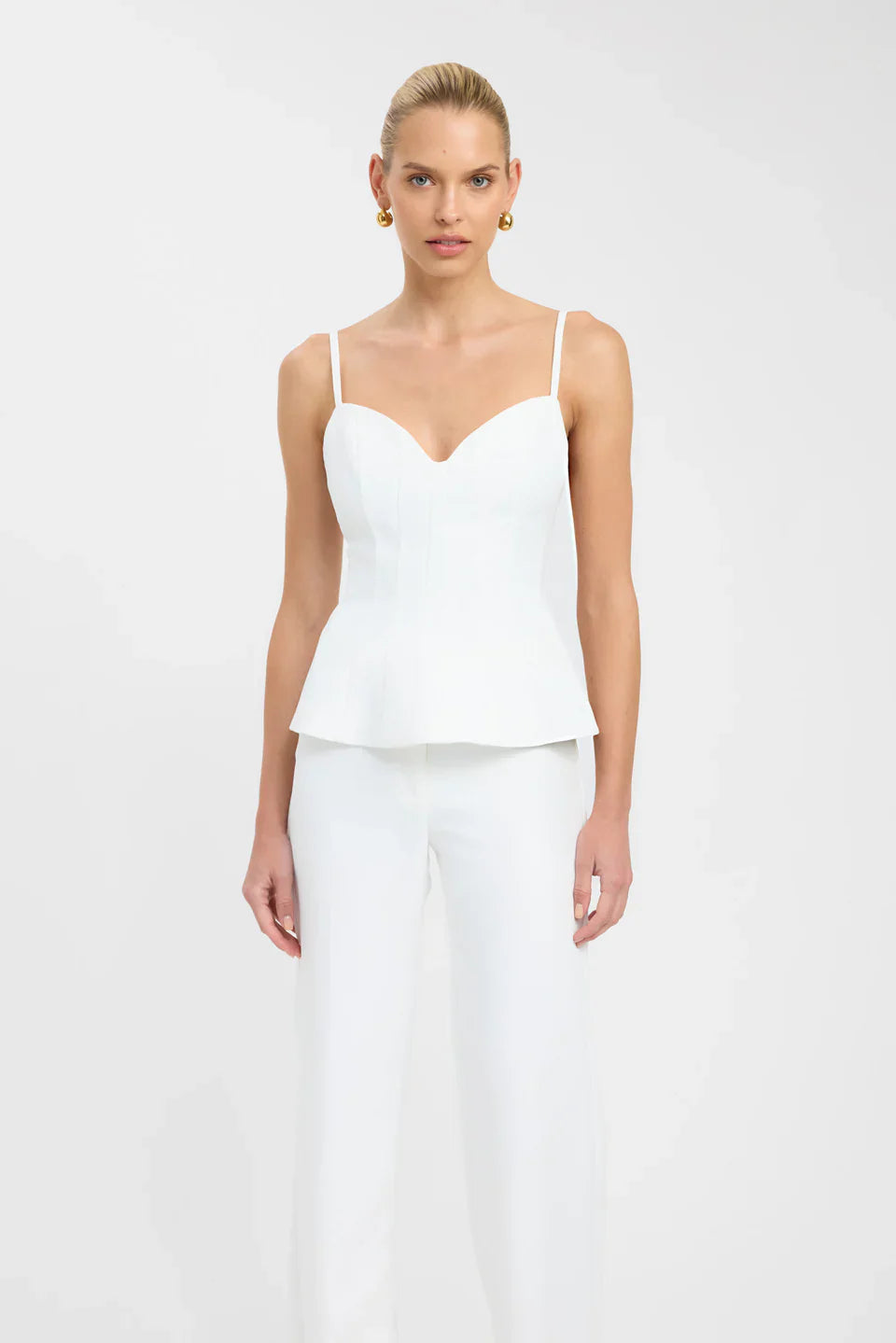 Ivory Softflare Cami Top