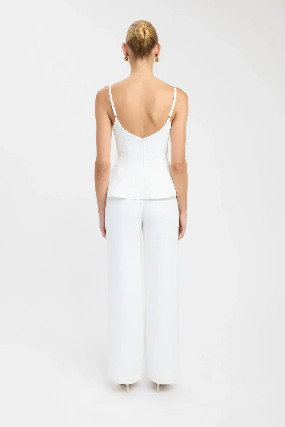 Ivory Softflare Cami Top