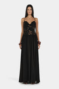 Midnight Lace Whisper Maxi Dress