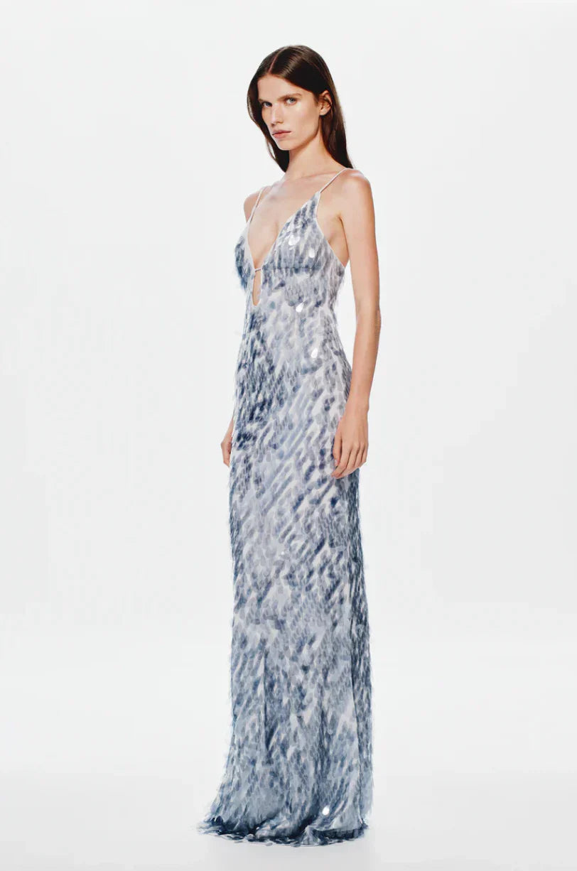 Starlight Sequin Evening Gown