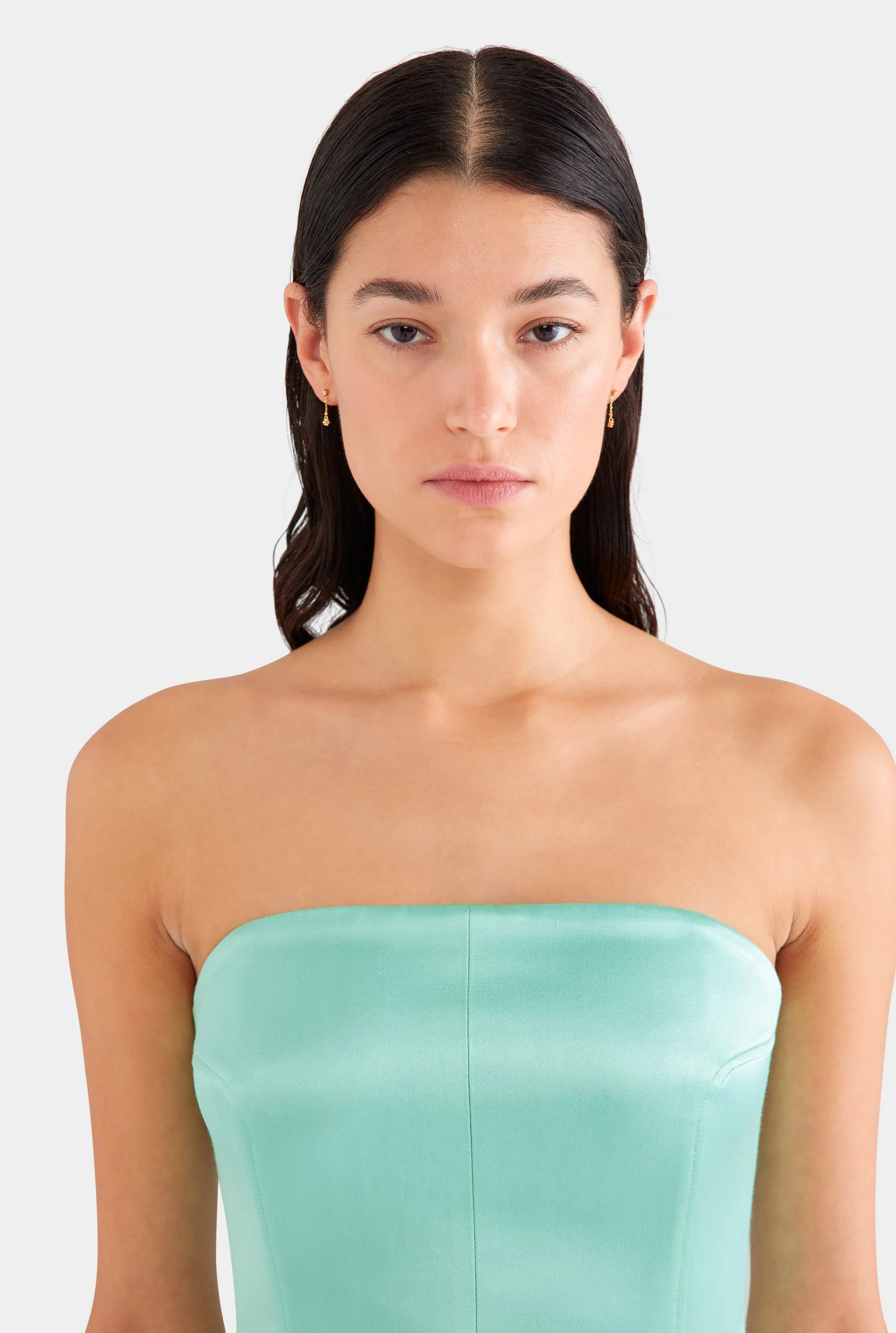Emerald Grace Mini Dress