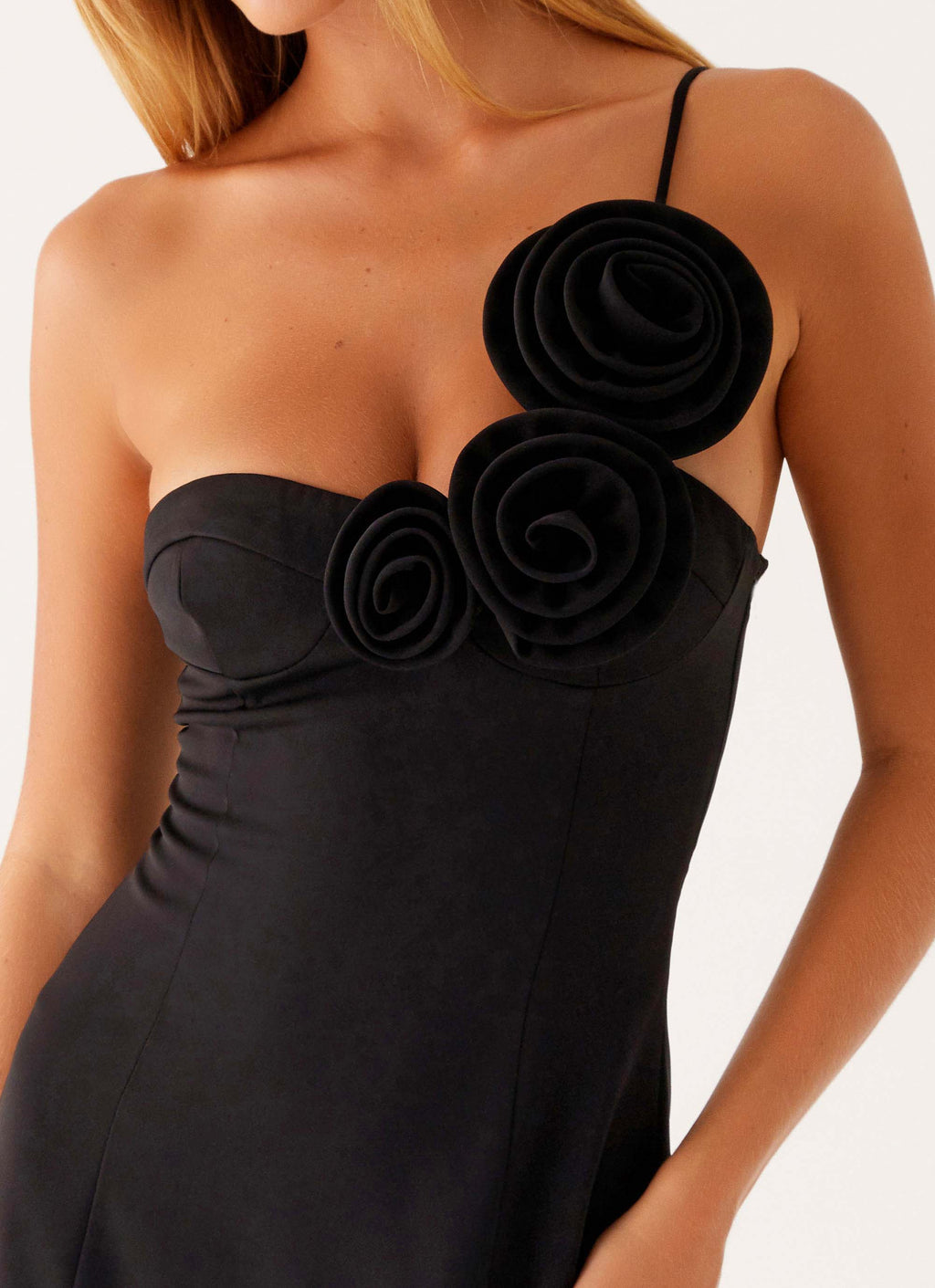 Midnight Bloom Mini Dress