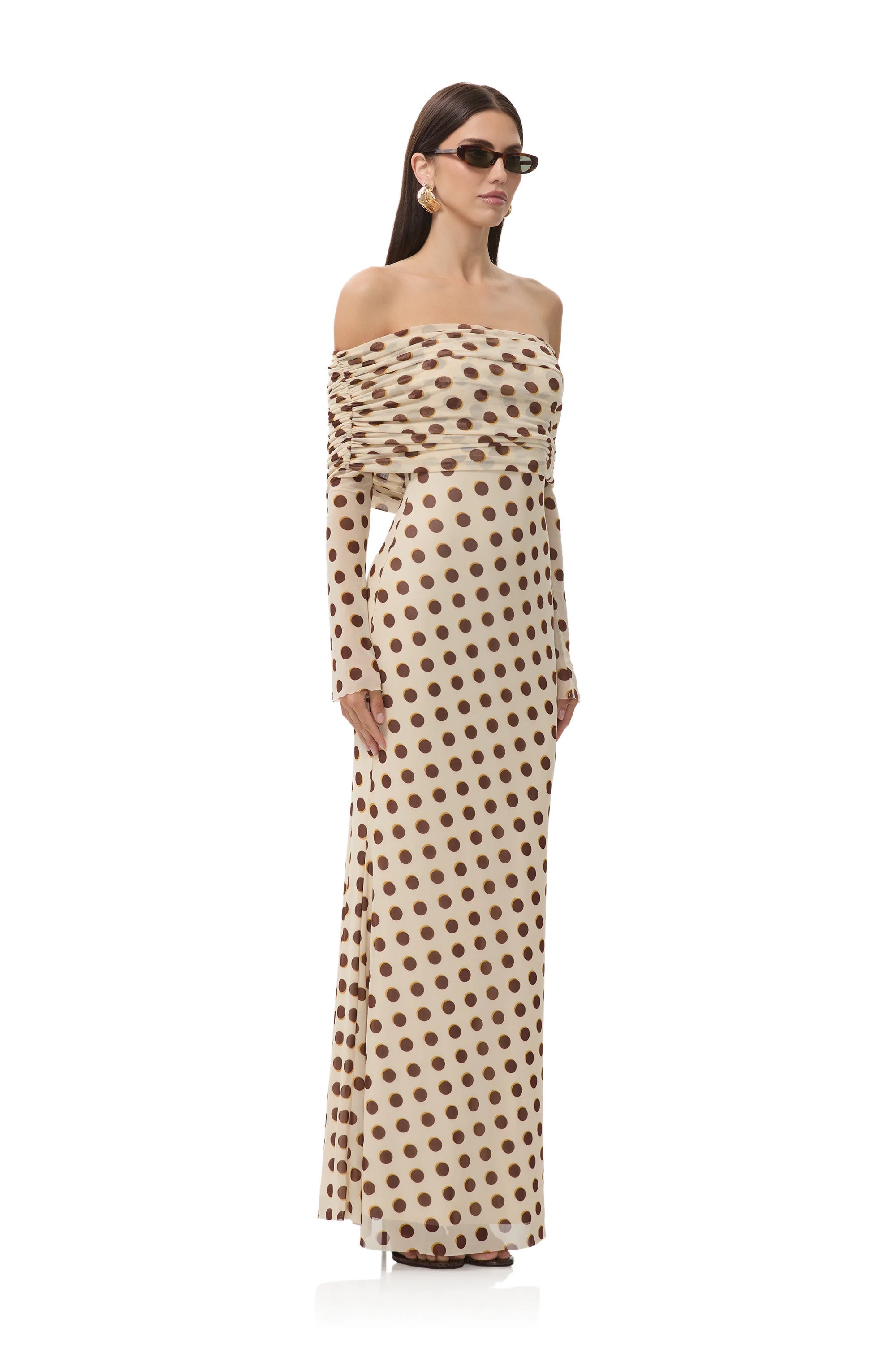Polka-Dot Midnight Muse Dress